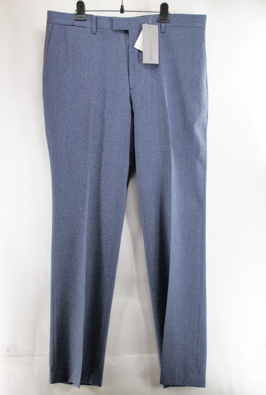 Banana Republic NWT Fabbrica Alta Marzotto Wool Slim Fit Pants Mens 36x34 Blue